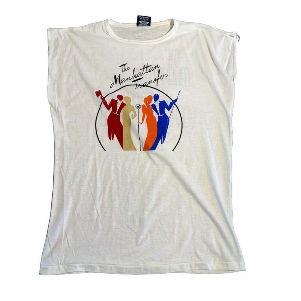 Jansport The Manhattan Transfer Vocalese Tour 1985 Size XL Vintage